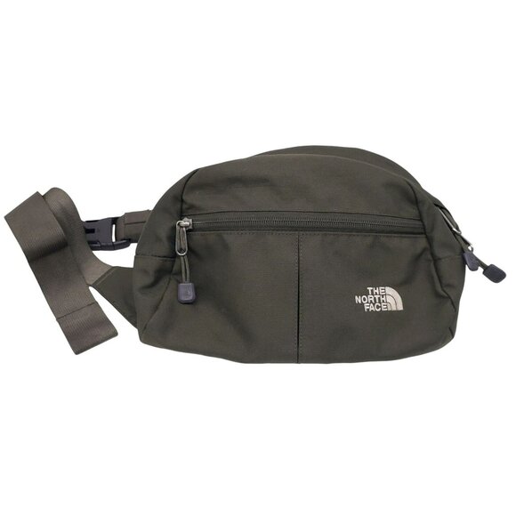 The North Face Olive Green Fanny Pack Lumbar Belt Bag Zipper Pocket Adjustable - Picture 1 of 8